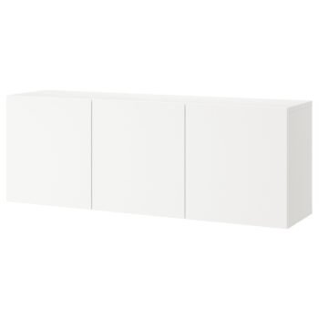 Wallframe XL, Wall-mounted cabinet combination, white/Lappviken white, 180x42x64 cm