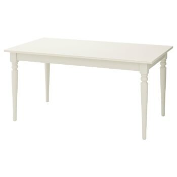Glacier Extend, Extendable table, white, 155/215x87 cm